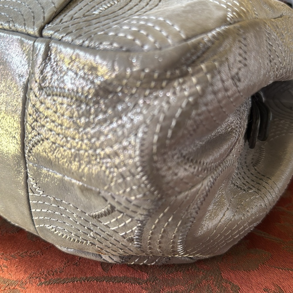 Coach Silver Shoulder Bag - Picture 9 of 11